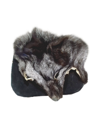 Trollfelsen Falkenwacht Mittelalter Felltasche Canis Silberfuchs  _1_